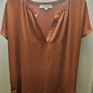 LOFT Women's Rust Top